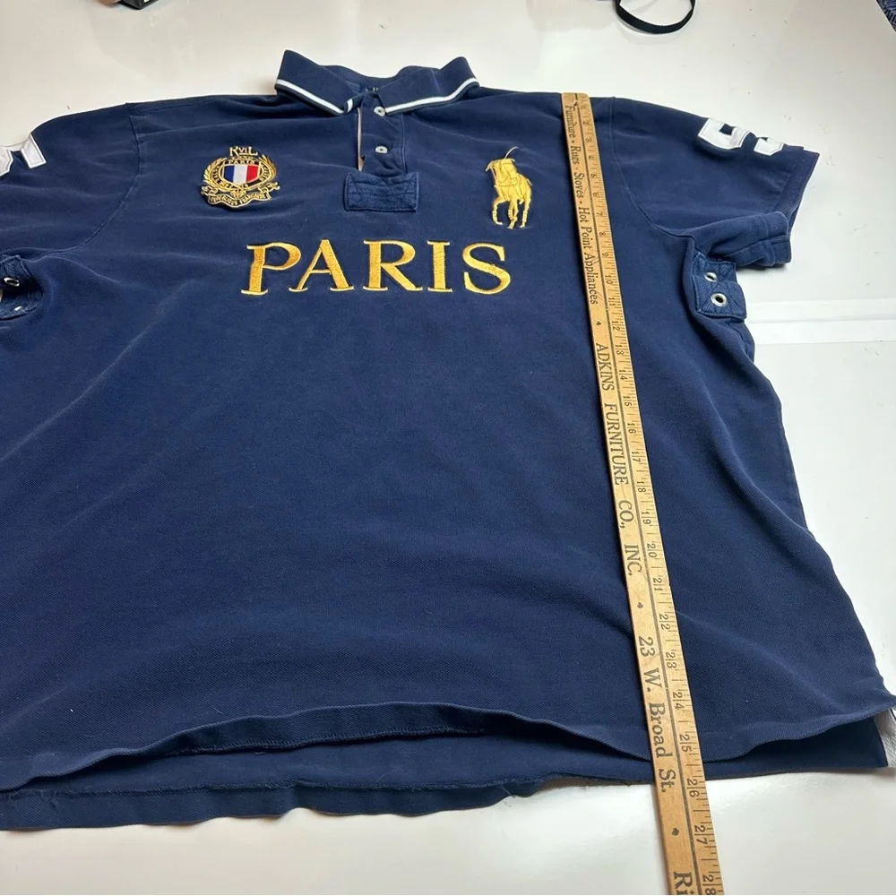 Ralph Lauren Paris Navy Polo Shirt